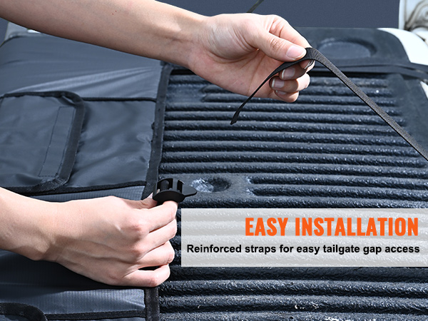 thumbnail image 2 of 53" Waterproof Truck Bed Tailgate Crash Pad Protector Cover With Bike Rack Slot | Zpeedstarz 2 of 4