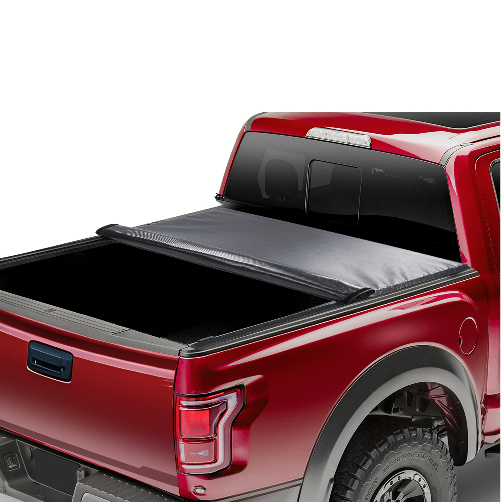 VEVOR Soft Roll Up Truck Bed Tonneau Cover fits Ford Chevy Silverado Dodge Ram