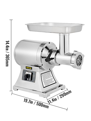 VEVOR 1100-Watt 661 lbs./Hour Red Electric Meat Grinder Machine 1.5-HP  Sausage Kit with 2-Grinding Plates and Drawer RJDTMC1100W3YOMFQV1 - The  Home Depot