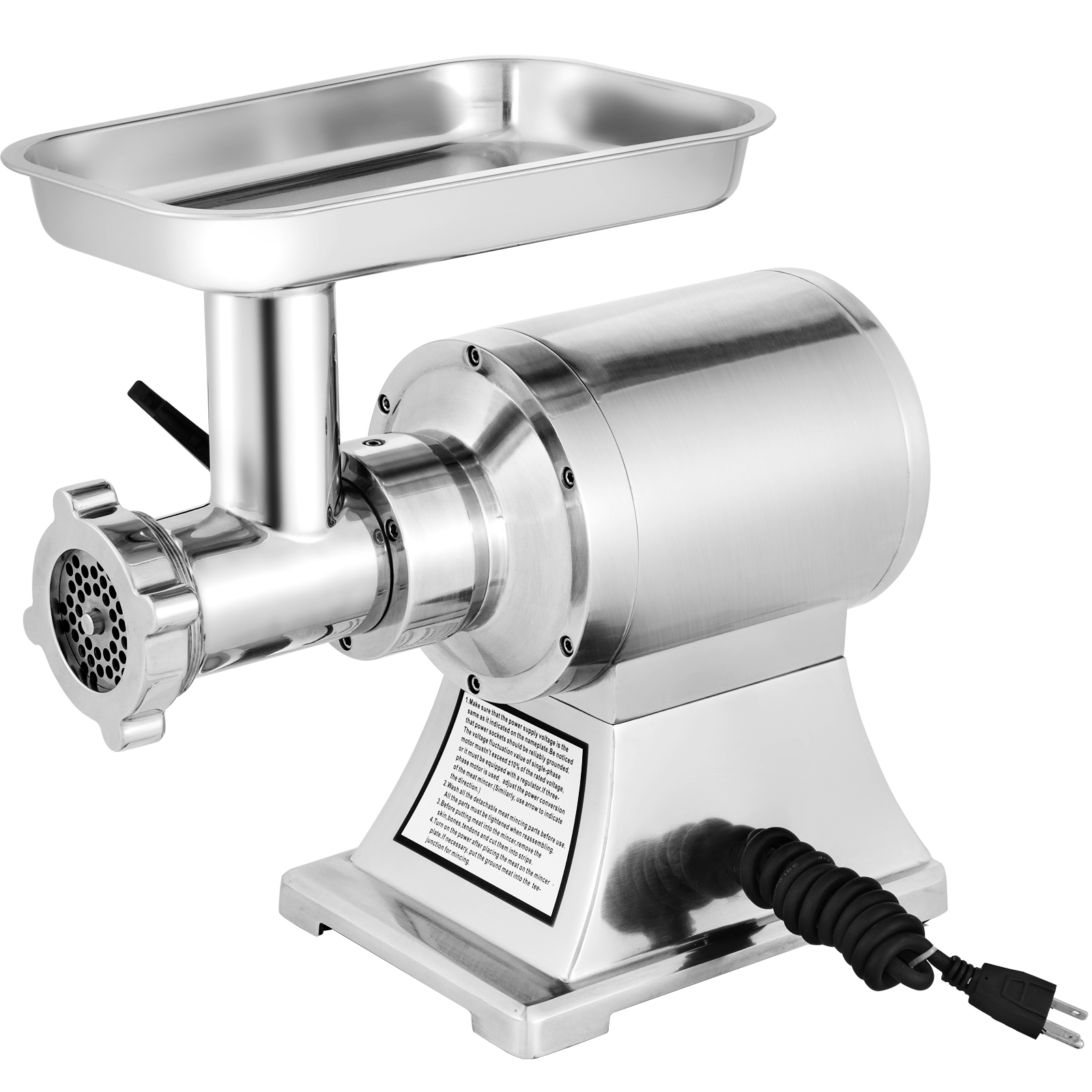 VEVOR Meat Grinder Manual / Electric Meat Grinding Machine Stainless