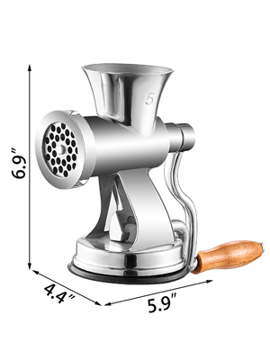 hand operated meat grinder, manual, 304 stainless Steel