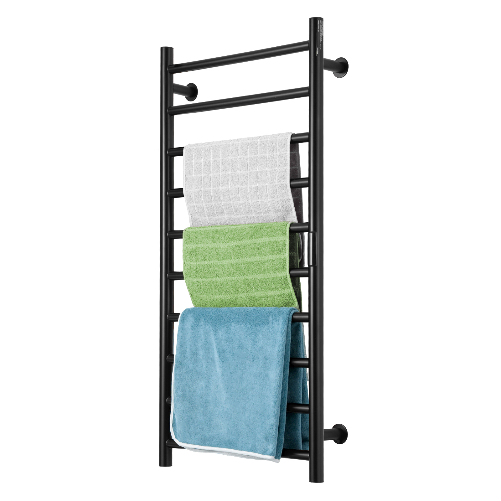 4/6/8/10-bar Towel Warmer Rack Wall Mounted Heated Towel Rack for Bathroom - Picture 45 of 84