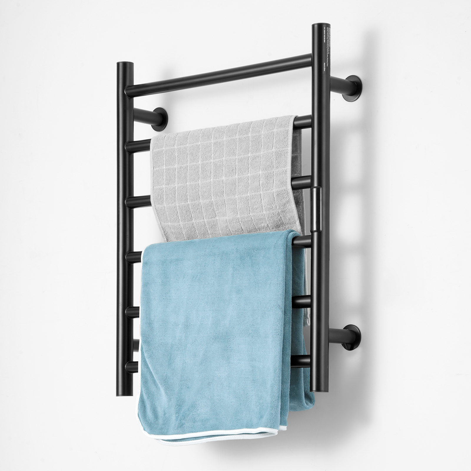 4/6/8/10-bar Towel Warmer Rack Wall Mounted Heated Towel Rack for Bathroom - Picture 81 of 84