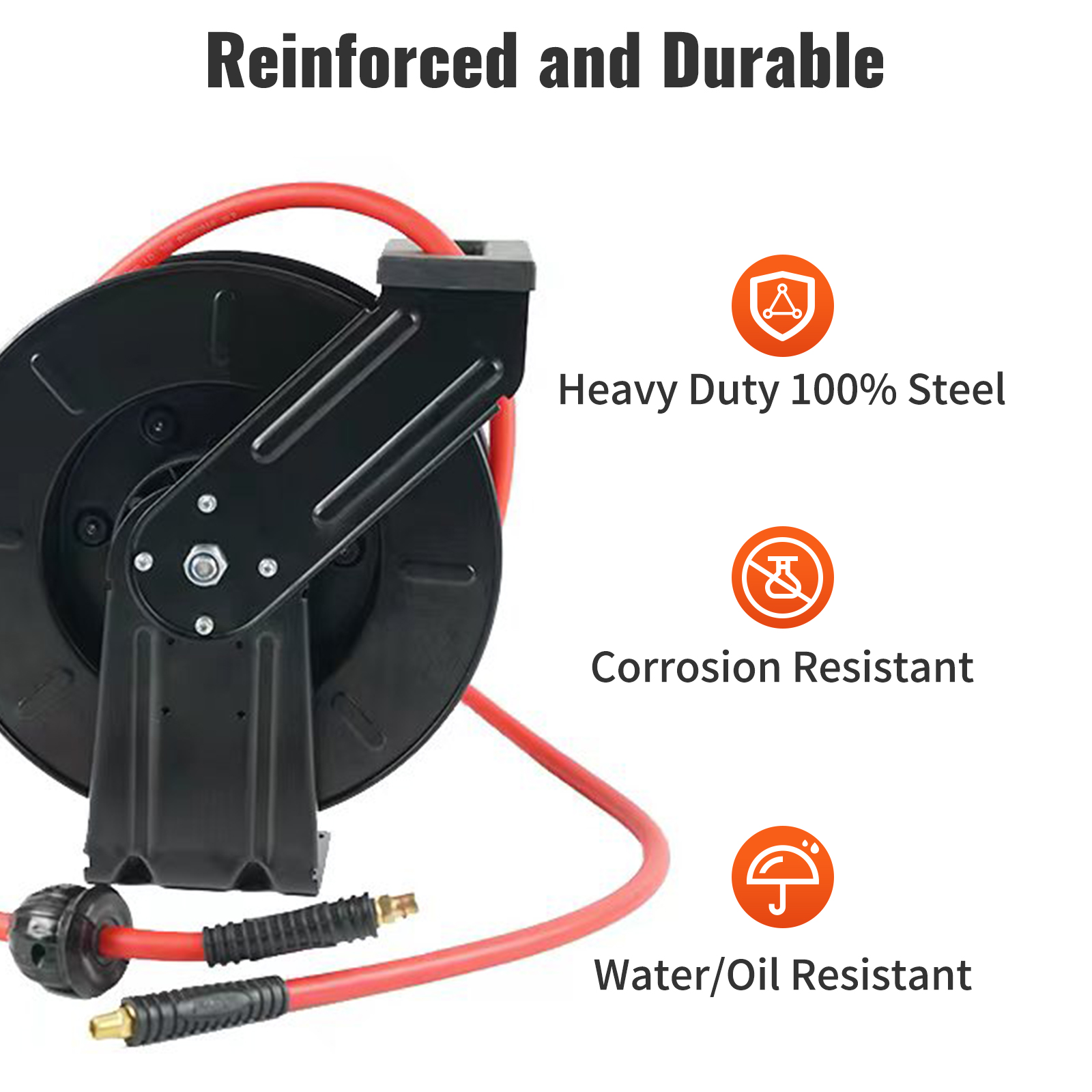 Maximize Convenience with the Inexpensive VEVOR Retractable Air Hose Reel 