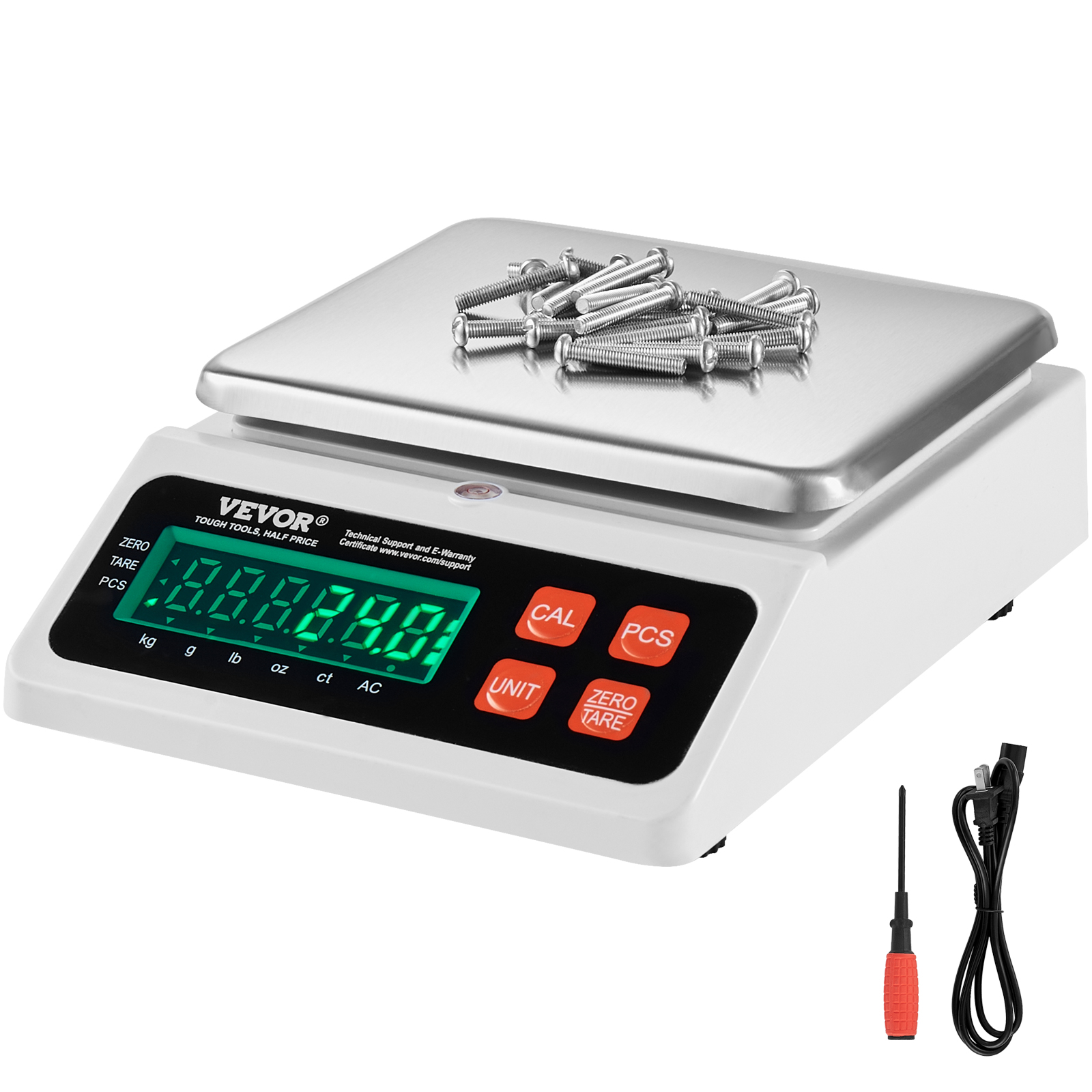 VEVOR Counting Scale 22/33/66 lbs Digital Weight Scales Food Fruit w/ RS-232