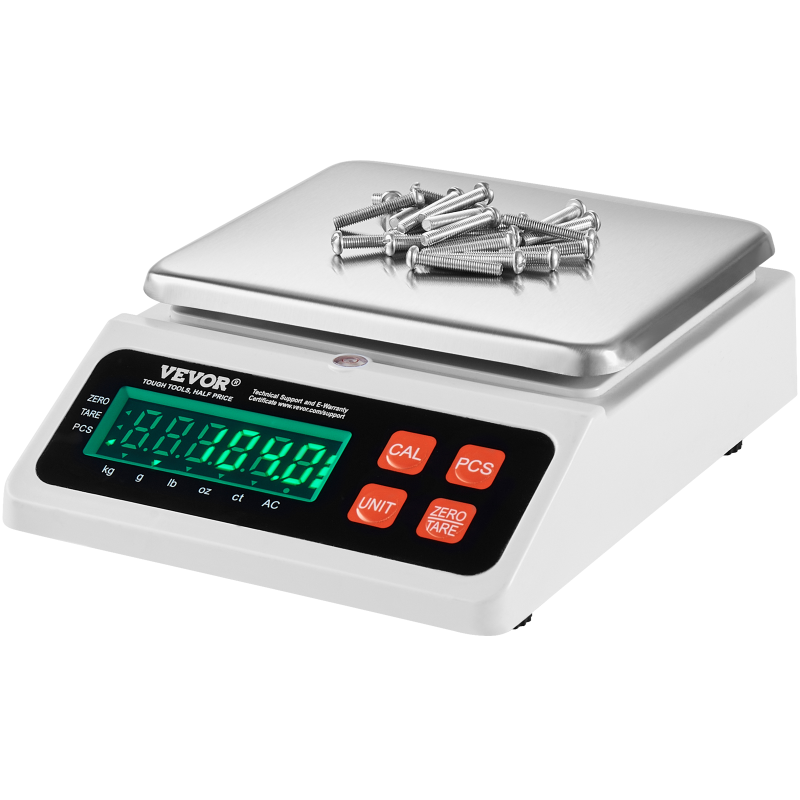 VEVOR Counting Scale 22/33/66 lbs Digital Weight Scales Food Fruit w/ RS-232