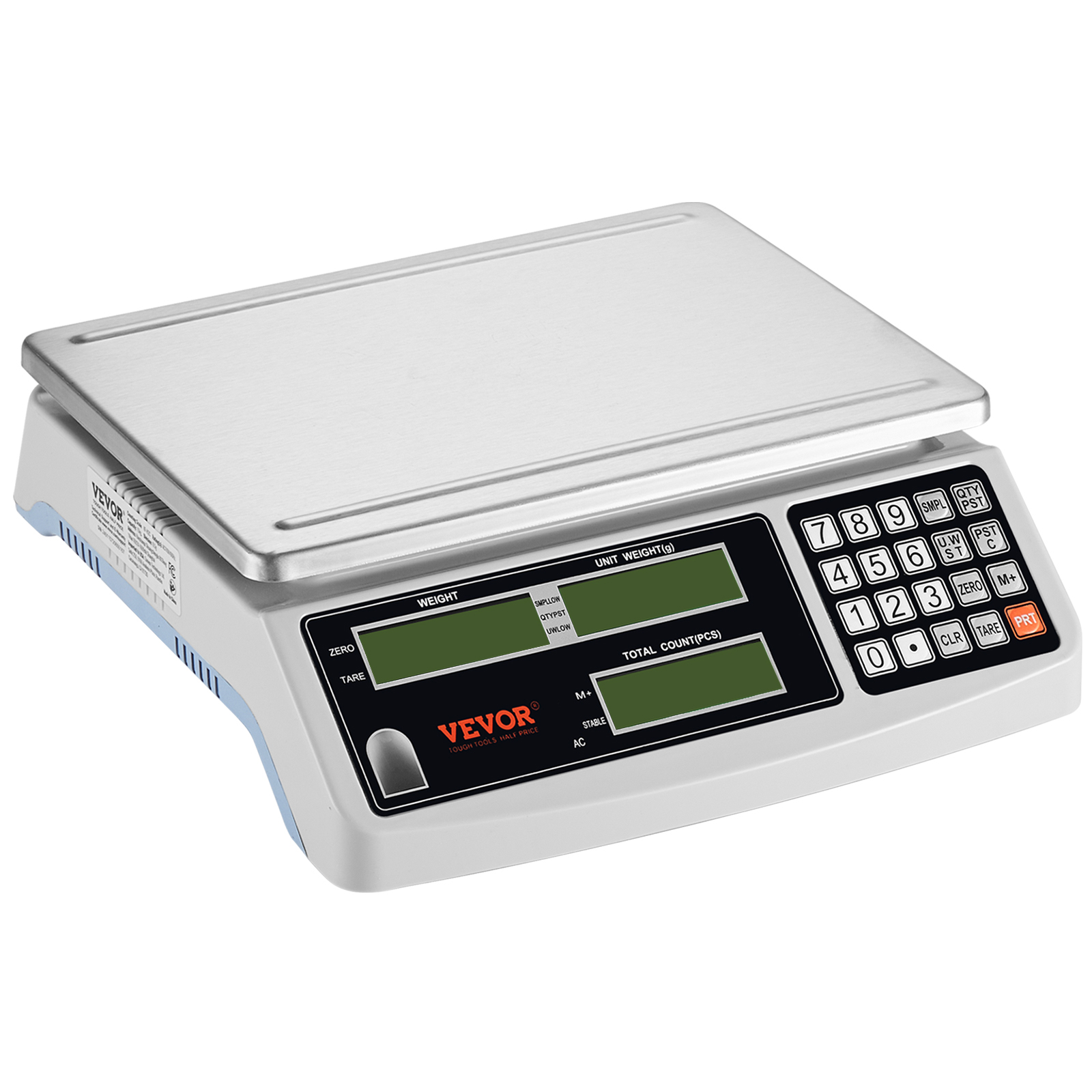 VEVOR Counting Scale 22/33/66 lbs Digital Weight Scales Food Fruit w/ RS-232