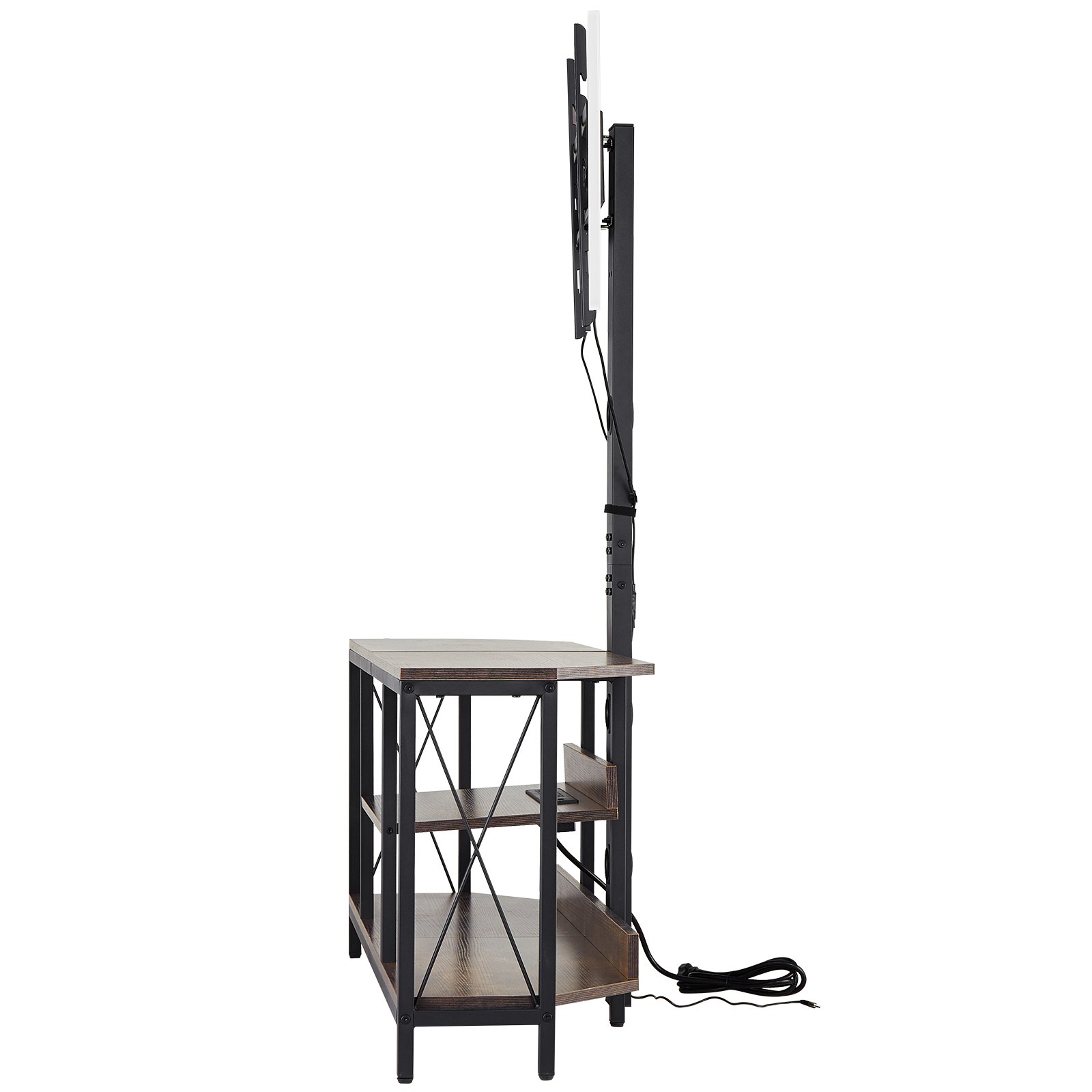 45/48/52/60" TV Stand with Mount for up to 75" TVs w/ Drawer/LED Light/Cabinet