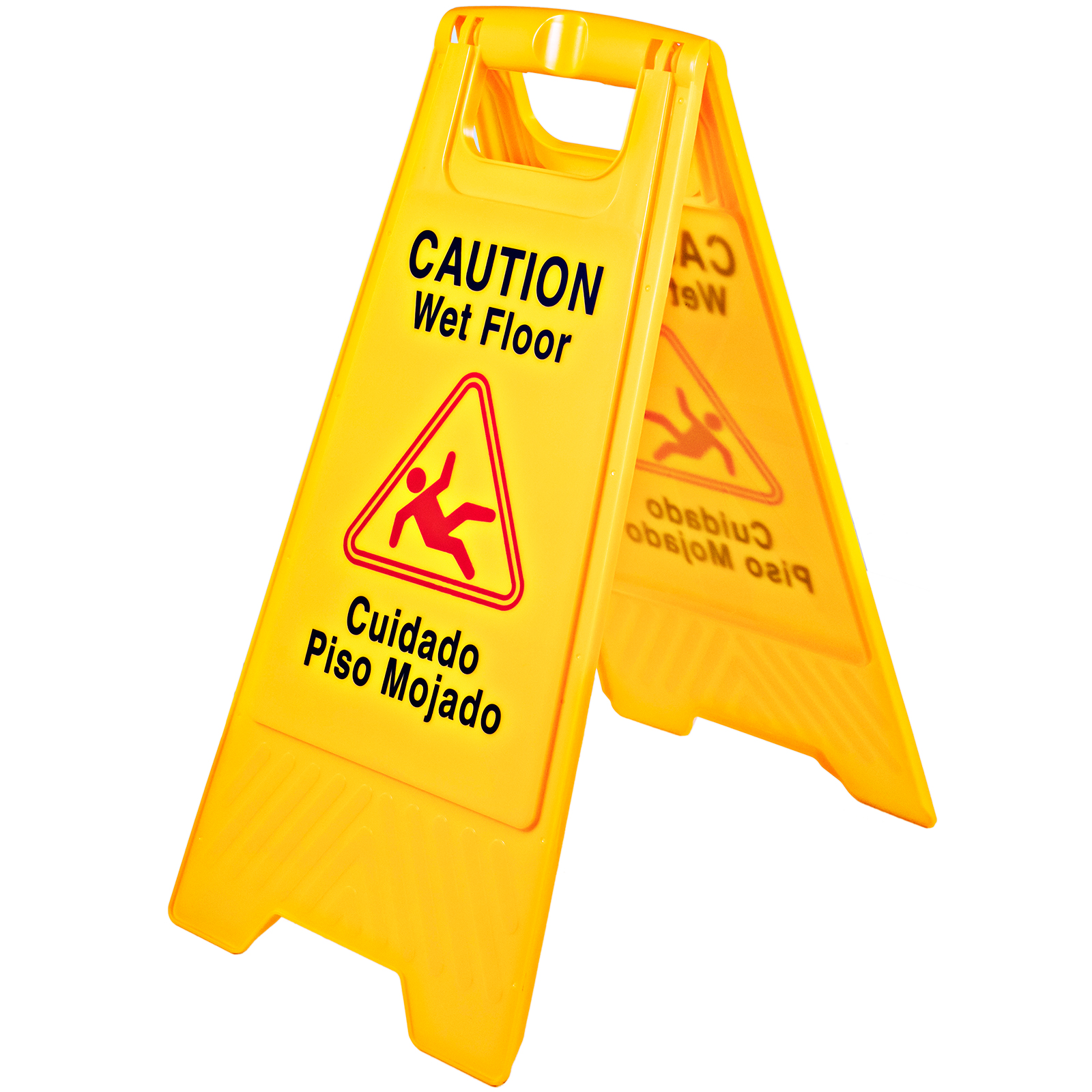 Wet Floor Sign Caution Wet Floor Yellow Floor Wet Sign Double Sided 16 Packs - Picture 12 of 12