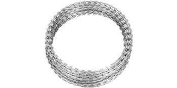 VEVOR Razor Wires, 98ft Razor Barbed Wire 2 Coils, 49 ft Per Roll Razor Wire Fencing Razor Fence, Razor Ribbon Barbed Wire Galvanized Steel Razor Wire Fence, Rolls Razor Useful Protection for Garden