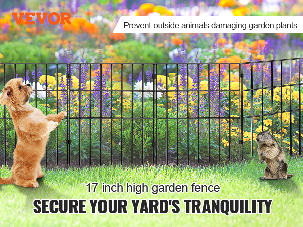 Lot De 10 Panneaux De Clôture De Jardin Pour Chien, Clôture Extérieure