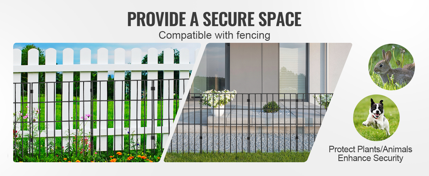 Animal Barrier Fence Underground Decorative Garden Fencing