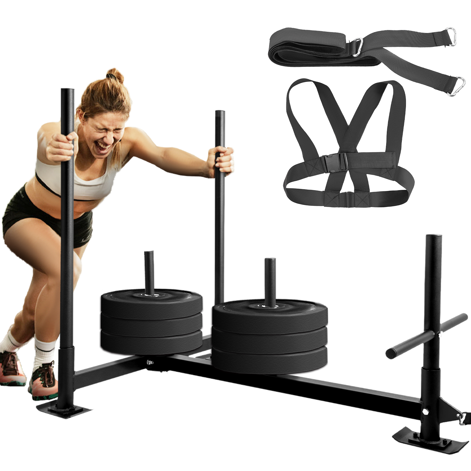 Sled Push Sled Pull Bluedot Trading Power Running Training Speed
