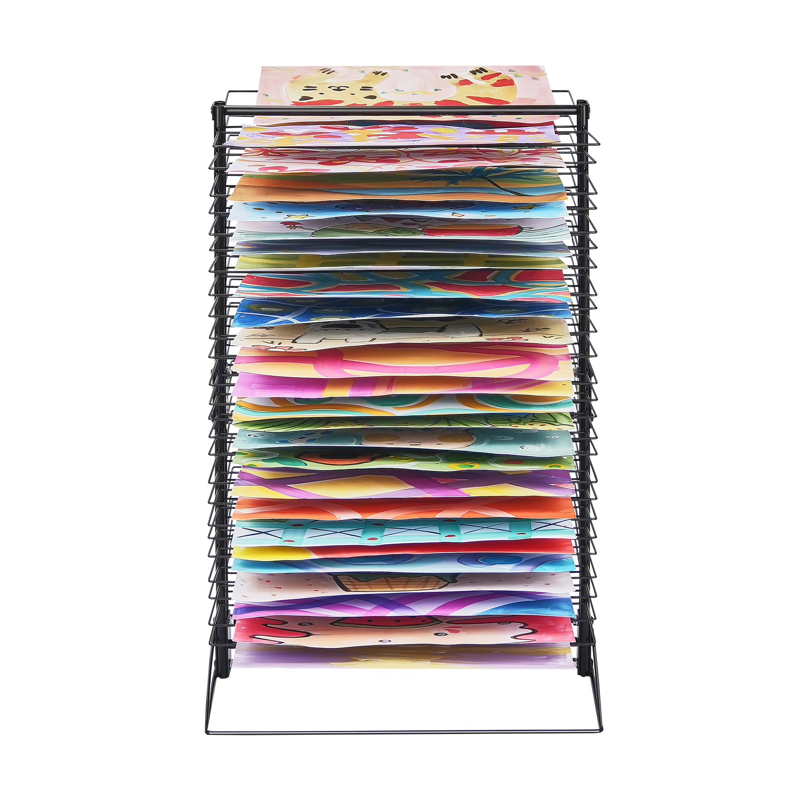 VEVOR Art Drying Rack 50 Removable Shelves Painting Drying Rack for