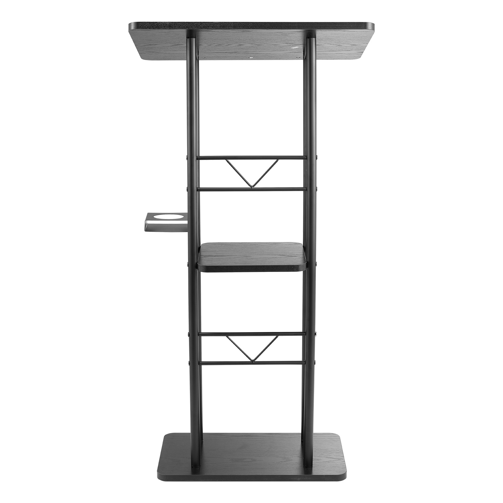 Uimoso Lectern with Storage Shelf for Events, Speeches, and Presentations