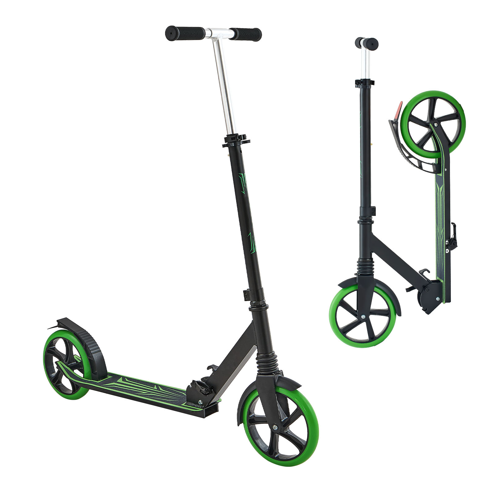 Uimoso Foldable Kick Scooter for Kids, Teens, and Adults with Adjustable Height