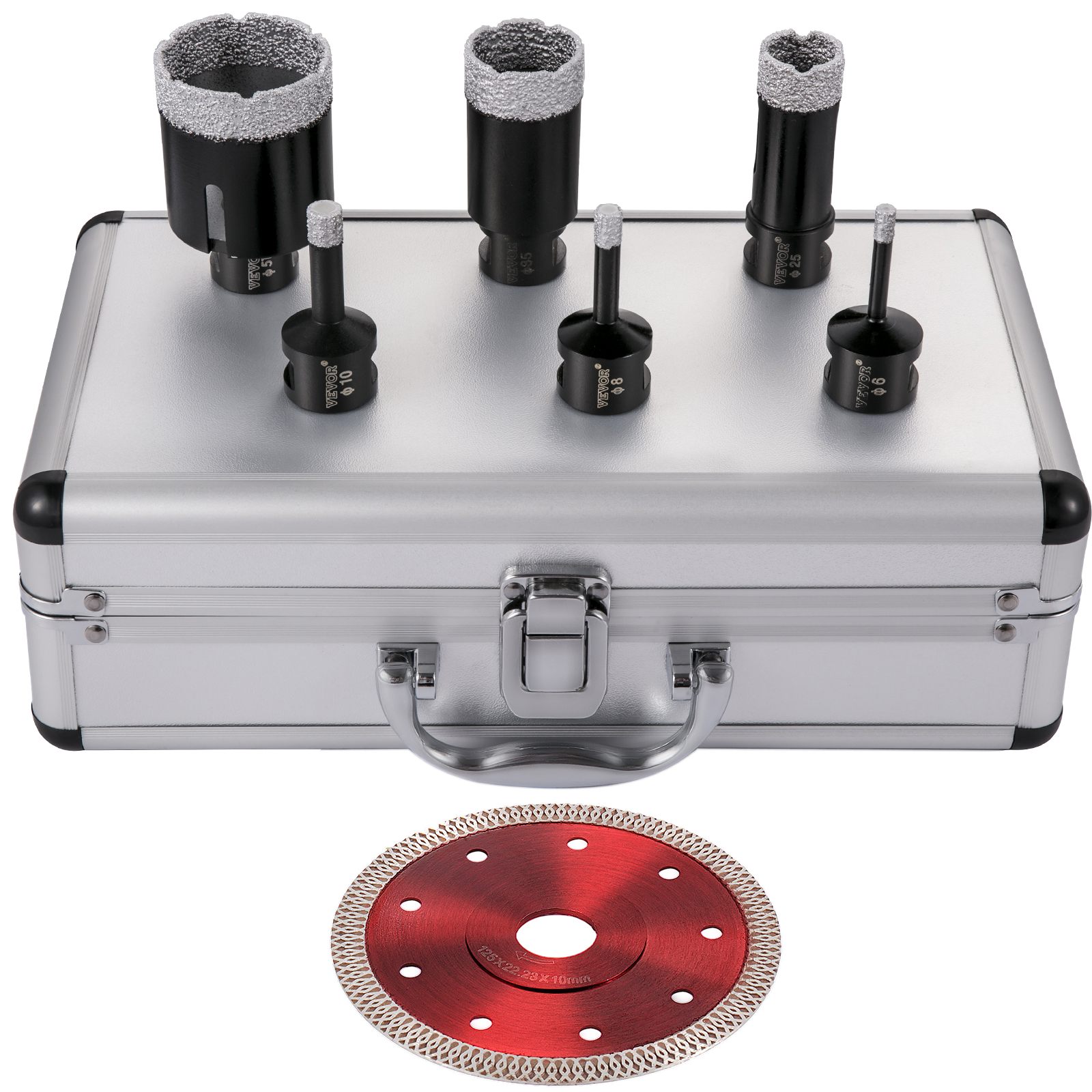 diamond drill bits,7 pcs,brazing