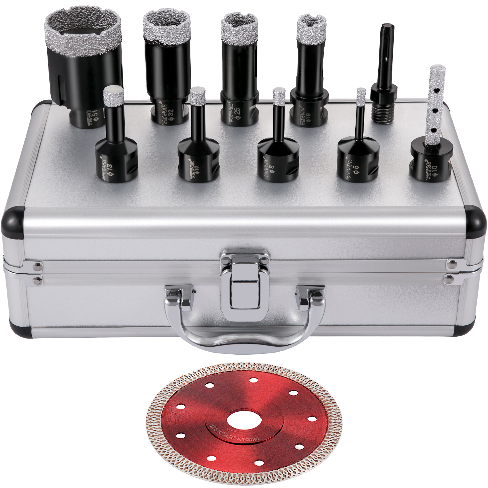 diamond drill bits,7 pcs,brazing