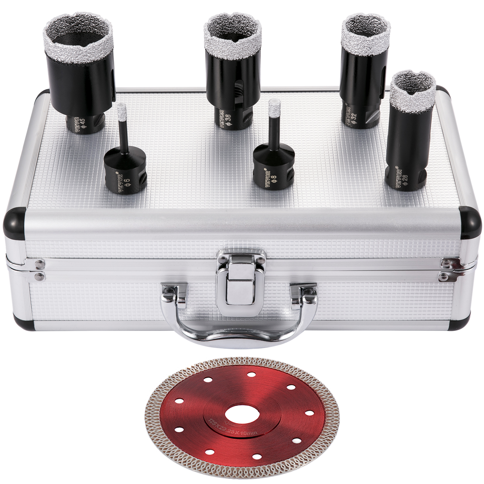 diamond drill bits,10 pcs,brazing