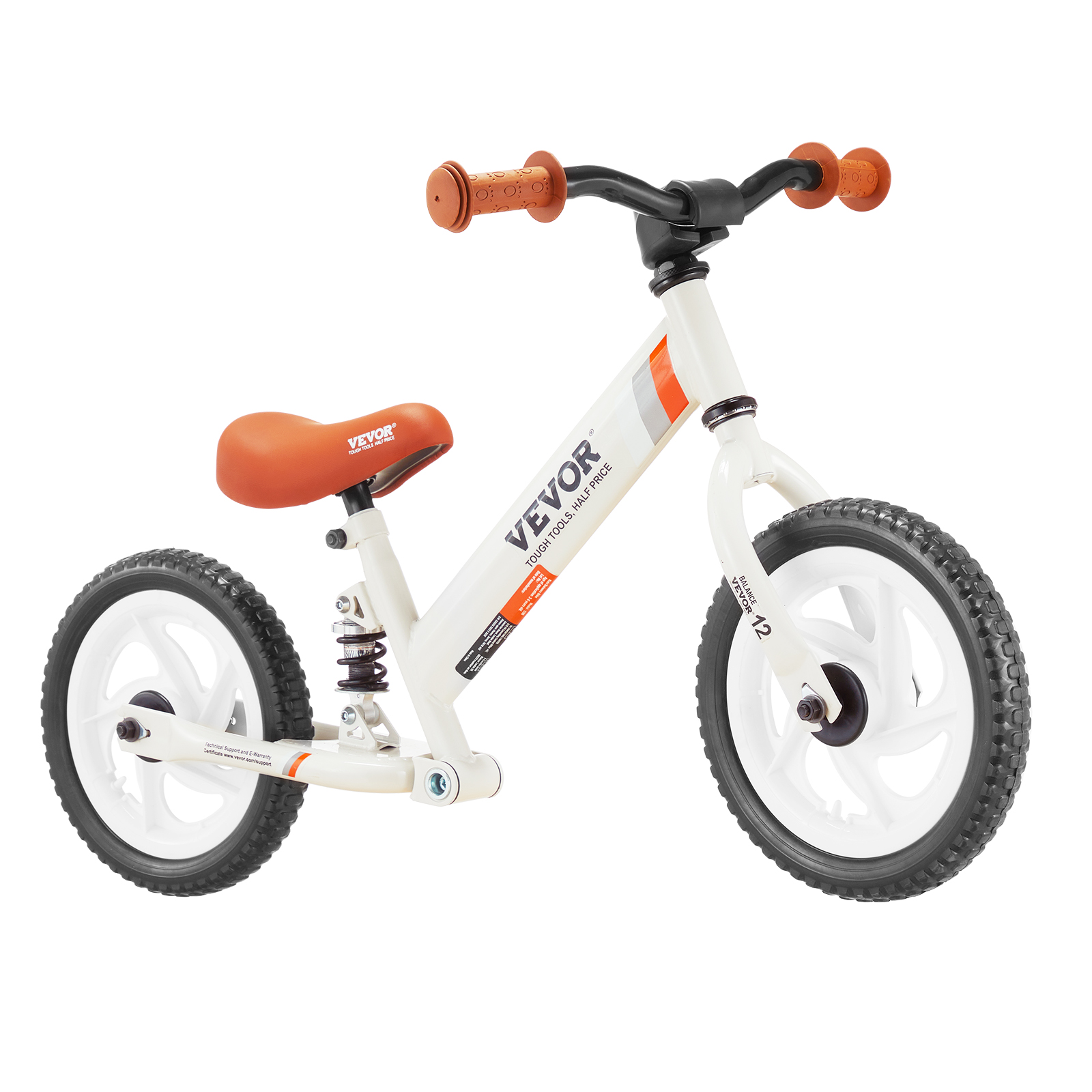 VEVOR Toddler Balance Bike Carbon Steel Balance Bicycle for 1-5 Years Boys Girls