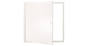 Sportello Di Ispezione In Acciaio AWENTA - 400x500 Mm, Bianco, Chiusura A Scatto, Per Parete