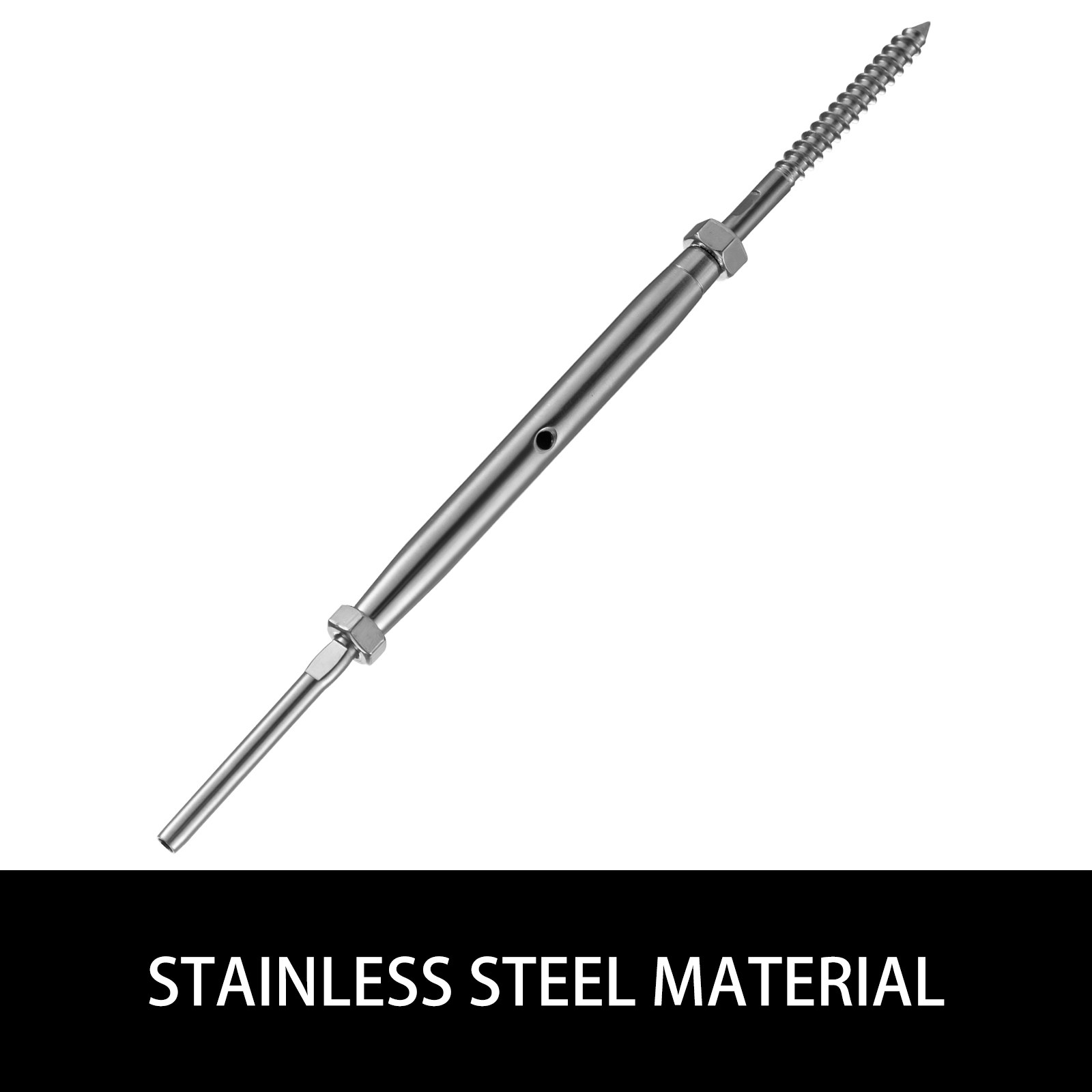 VEVOR Cable Railing Swage 1/8 Inch Stainless Steel Railing 52 Pack