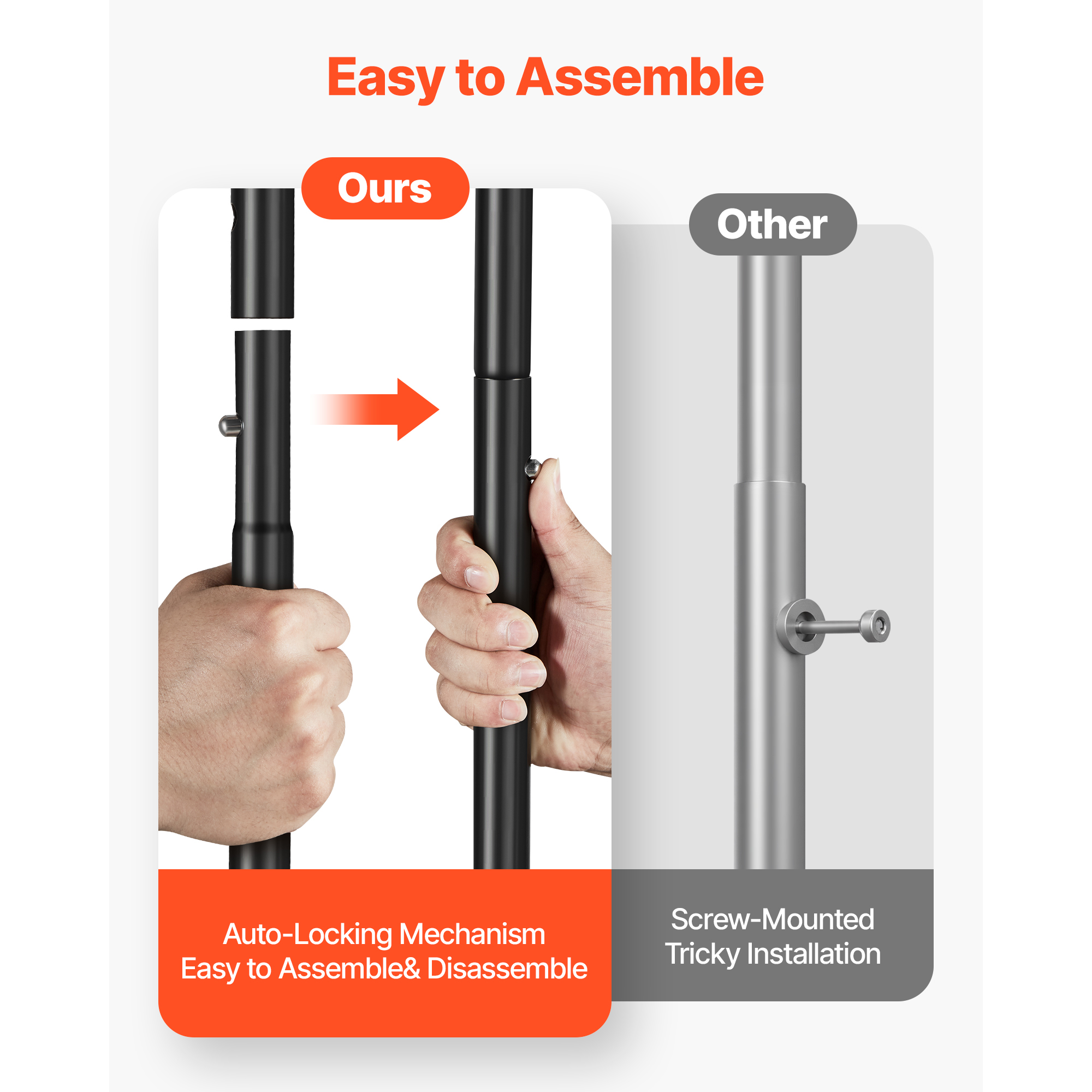 Uimoso Mobile Garment Rack with Hanging Rods, Side Hooks Clothes Storage Shelves