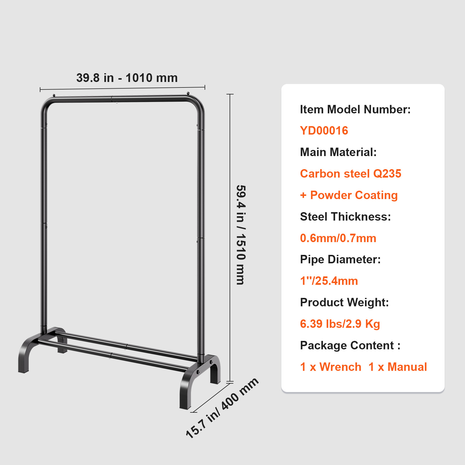 Numios Clothes Rack Uimoso Clothes Rack with Wheels Heavy Duty Clothing Garment Rack ...