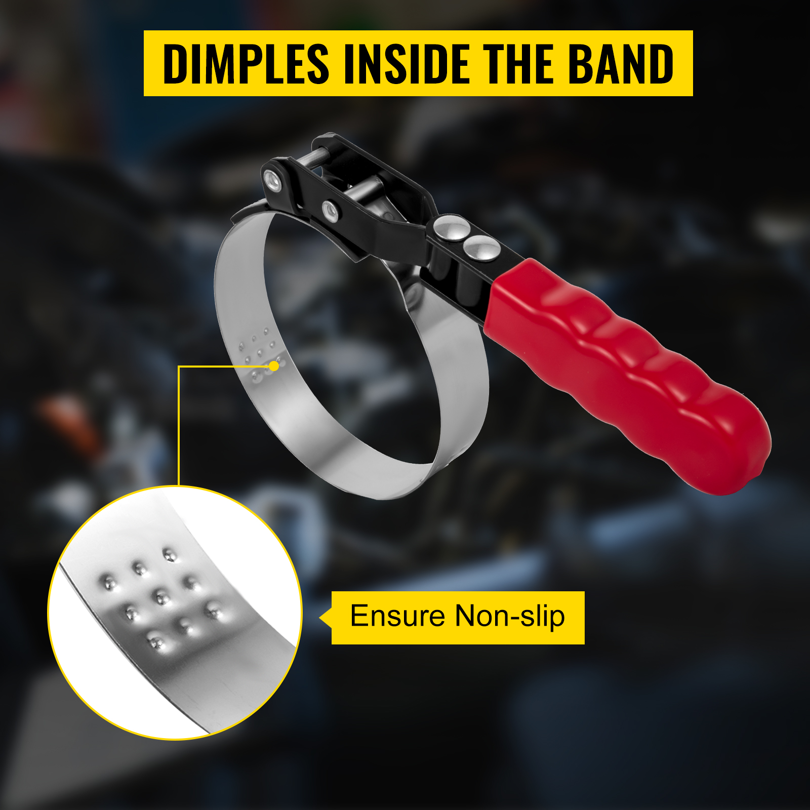 VEVOR Swivel Oil Filter Wrench, 4 Pieces Oil Filter Swivel Wrench 23/4