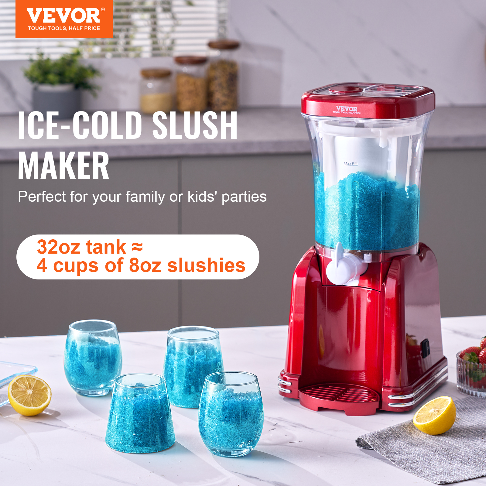 32/34oz Slushy Machine Margarita Slushie Maker Smoothie Frozen Drink Maker Home - Picture 4 of 26