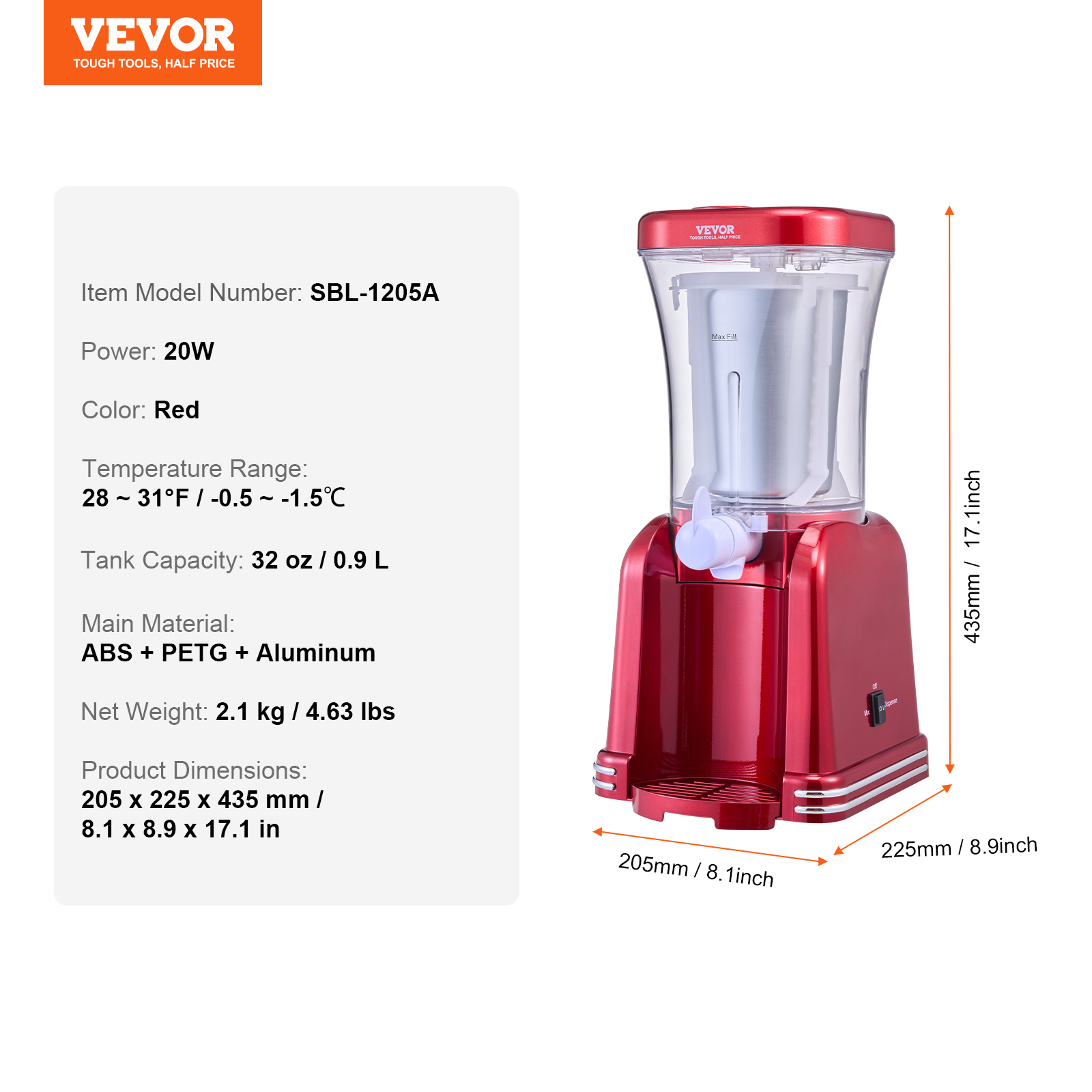 32/34oz Slushy Machine Margarita Slushie Maker Smoothie Frozen Drink Maker Home - Picture 9 of 26