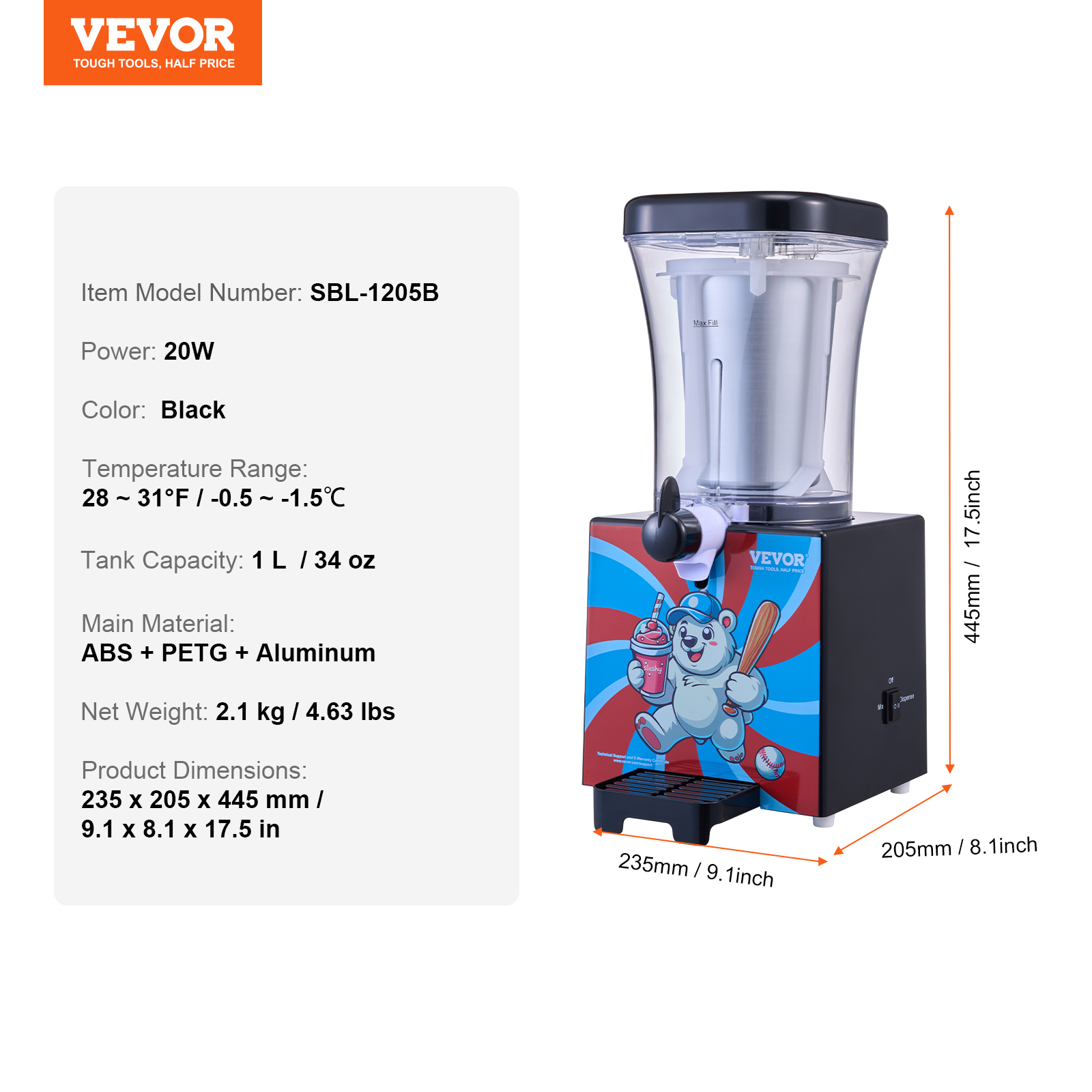 32/34oz Slushy Machine Margarita Slushie Maker Smoothie Frozen Drink Maker Home - Picture 21 of 26