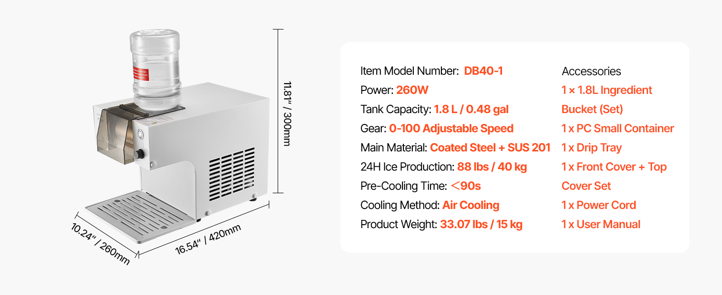 40 kg output-model