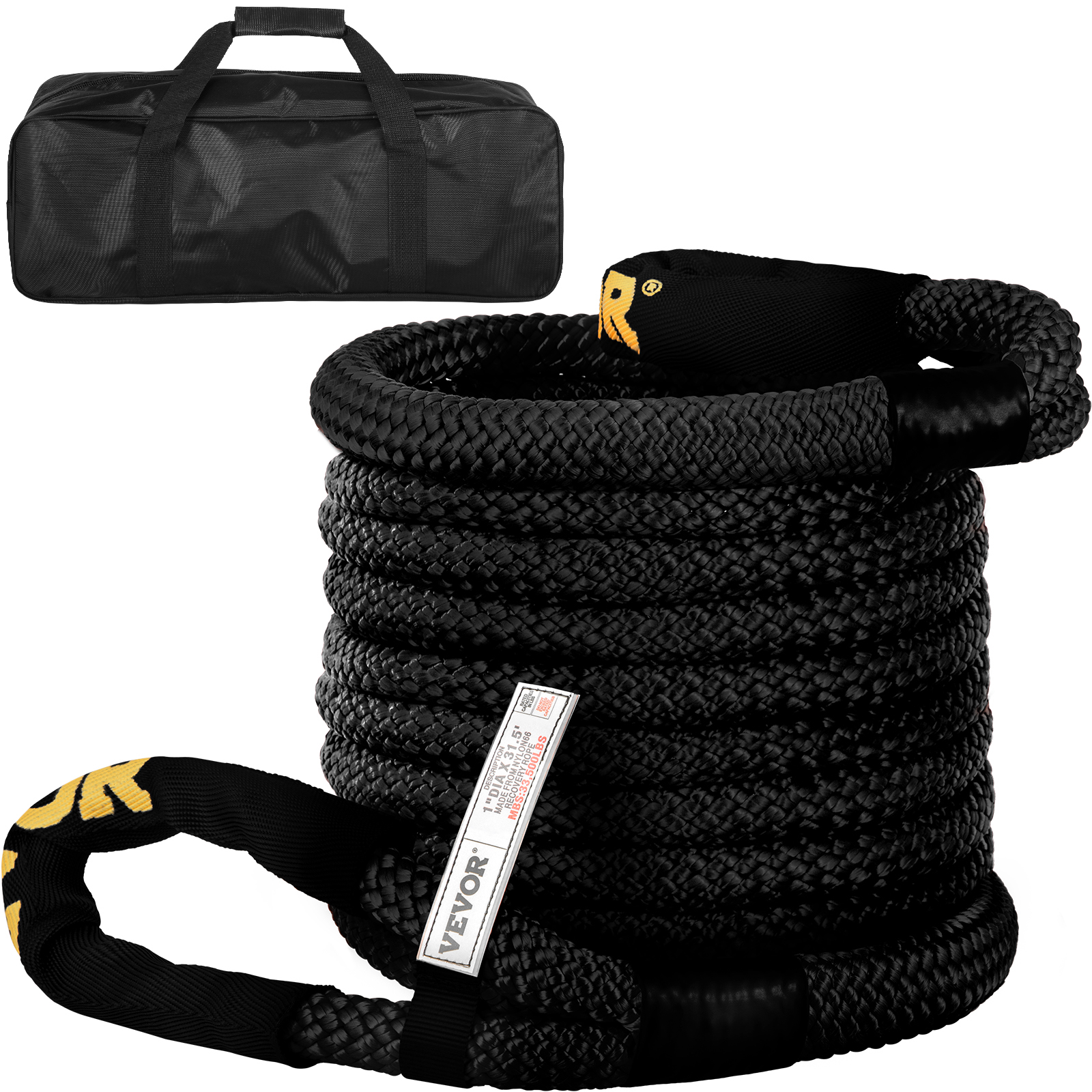 recovery rope,52300 LBS,black