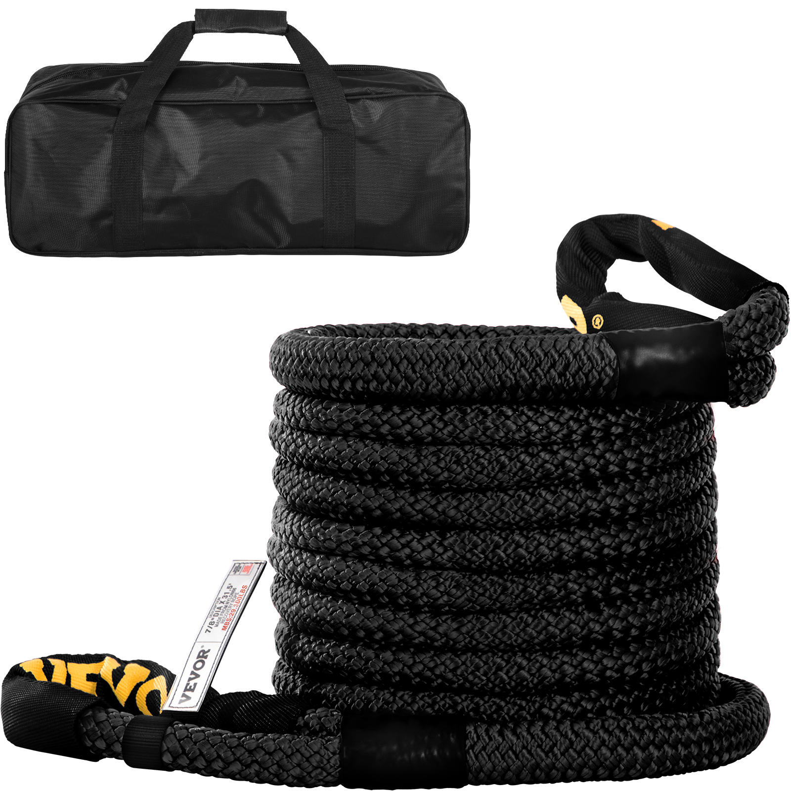 recovery rope,52300 LBS,black