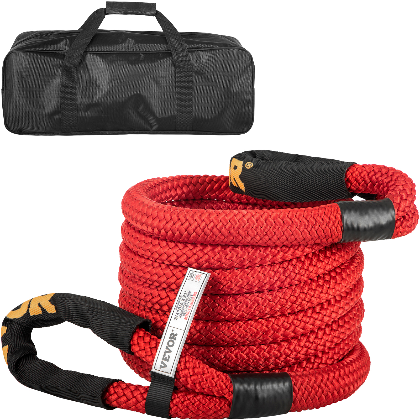 recovery rope,52300 LBS,black