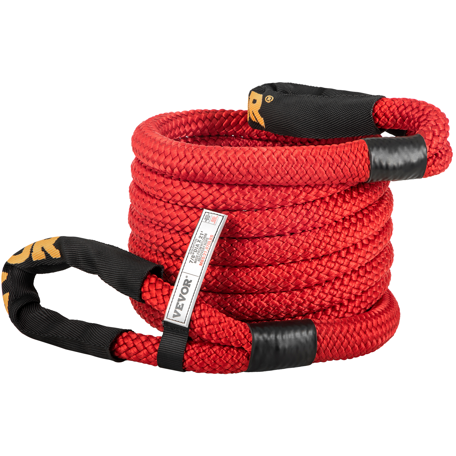 VEVOR Energy Recovery Rope Tow Strap Red/Blackwith Carry Bag eBay