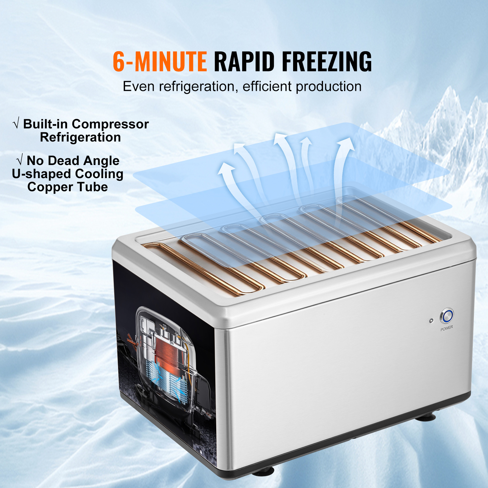 Fried Ice Cream Roll Machine Yogurt Ice Roll Maker Single/Double Pans ...