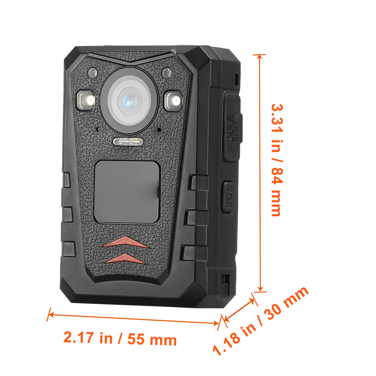 1440P Police Body Camera 64/128G Body Cam with 2850/3500 mAh Battery Night - Picture 20 of 36