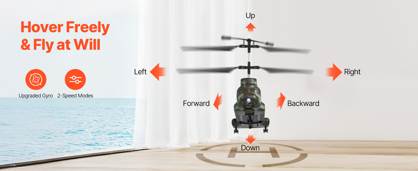 RC-helikopter svæve-stabilitet