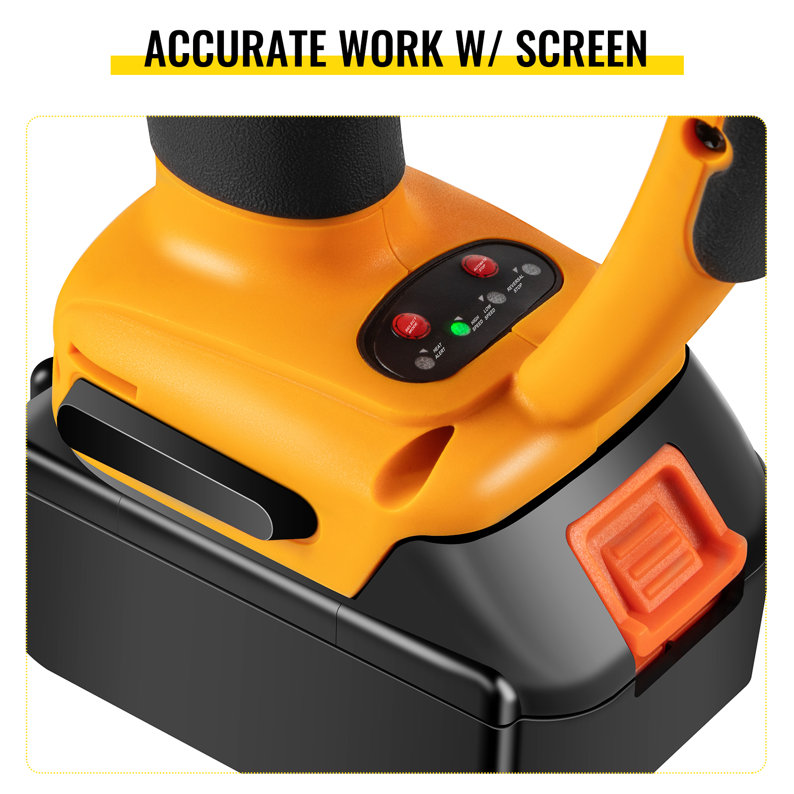 VEVOR Perceuse à Percussion sans Fil 18 V Marteau Perforateur Rotative sans Balais Perforateur