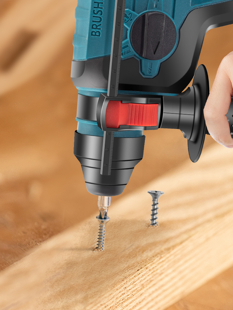 VEVOR SDSPlus Rotary Hammer Drill, 900 rpm & 450 bpm Variable Speed Electric Hammer, 4