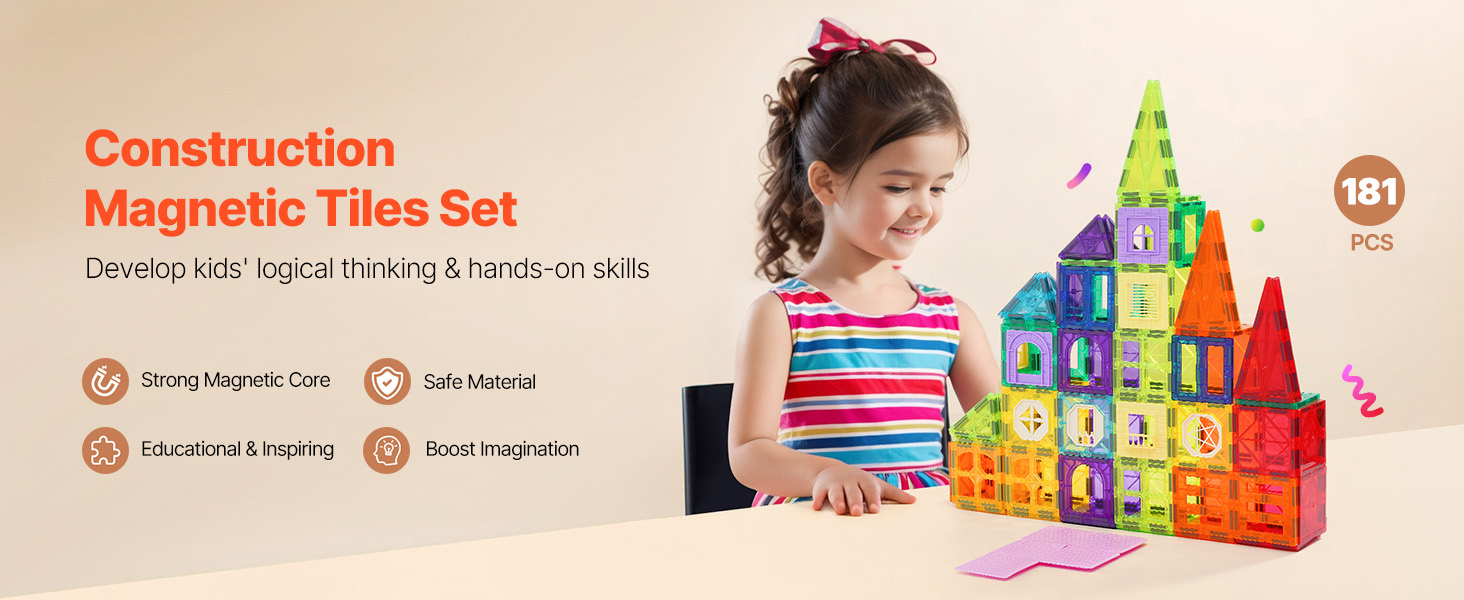 Set De 38 Bloques Magnéticos Para Construcción – 18 Triángulos Y 20 Cuadrados, Colores Vivos, STEM, Para Niños De 3 A 8 Años