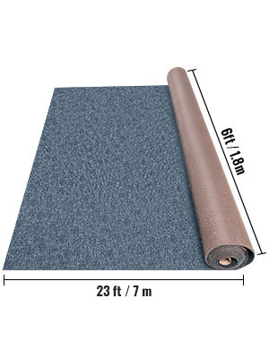 Marine Carpet,Boat Carpet,Gray/Blue Color