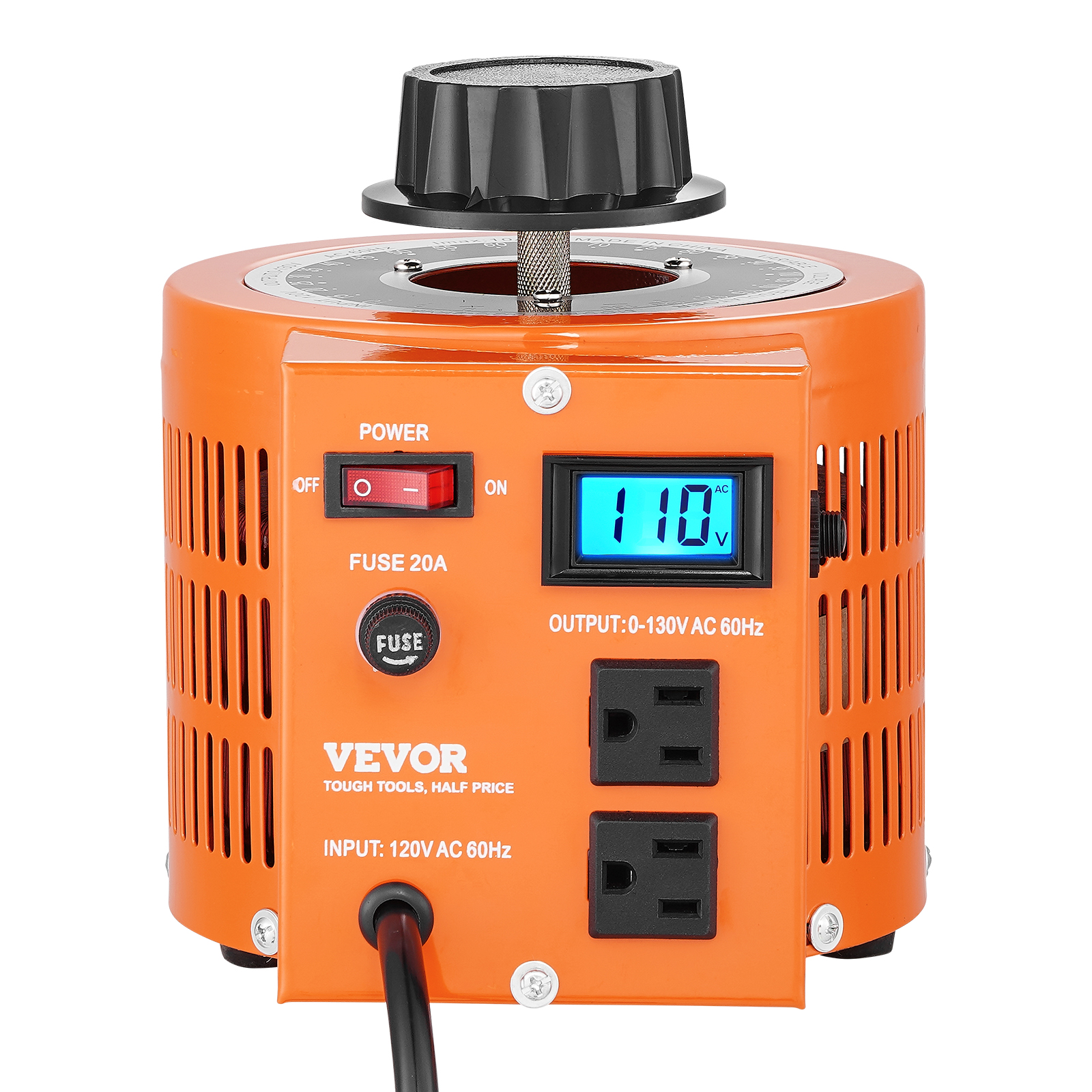2000/1000/500VA Variable Voltage Transformer 15.3/7.69/3.84A 0-130V - Picture 36 of 74