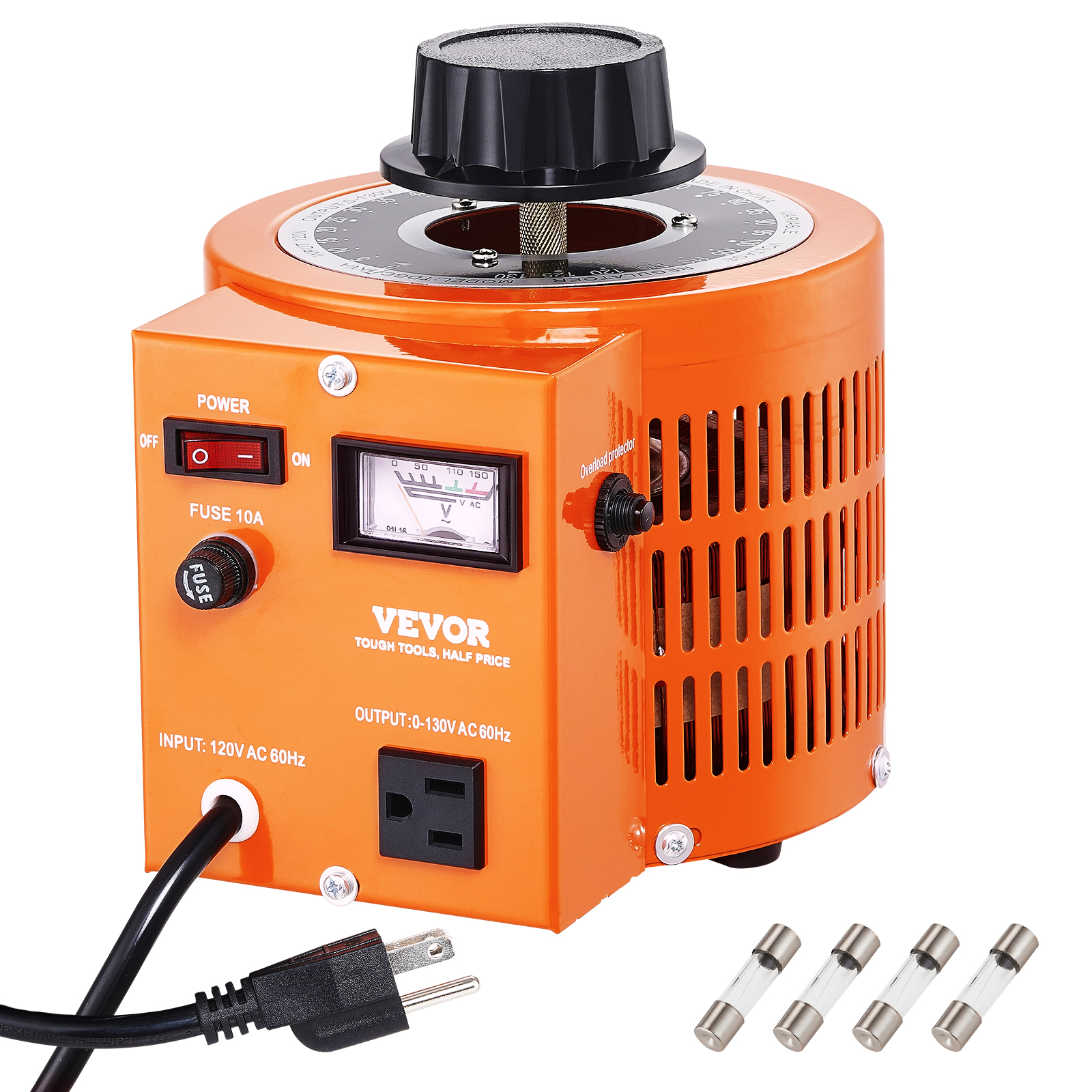 2000/1000/500VA Variable Voltage Transformer 15.3/7.69/3.84A 0-130V - Picture 15 of 74