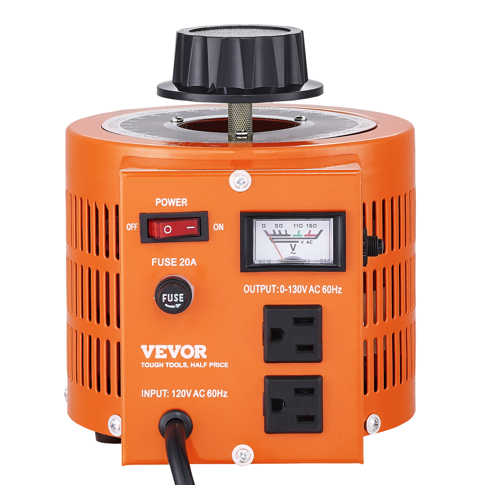 2000/1000/500VA Variable Voltage Transformer 15.3/7.69/3.84A 0-130V - Picture 12 of 74