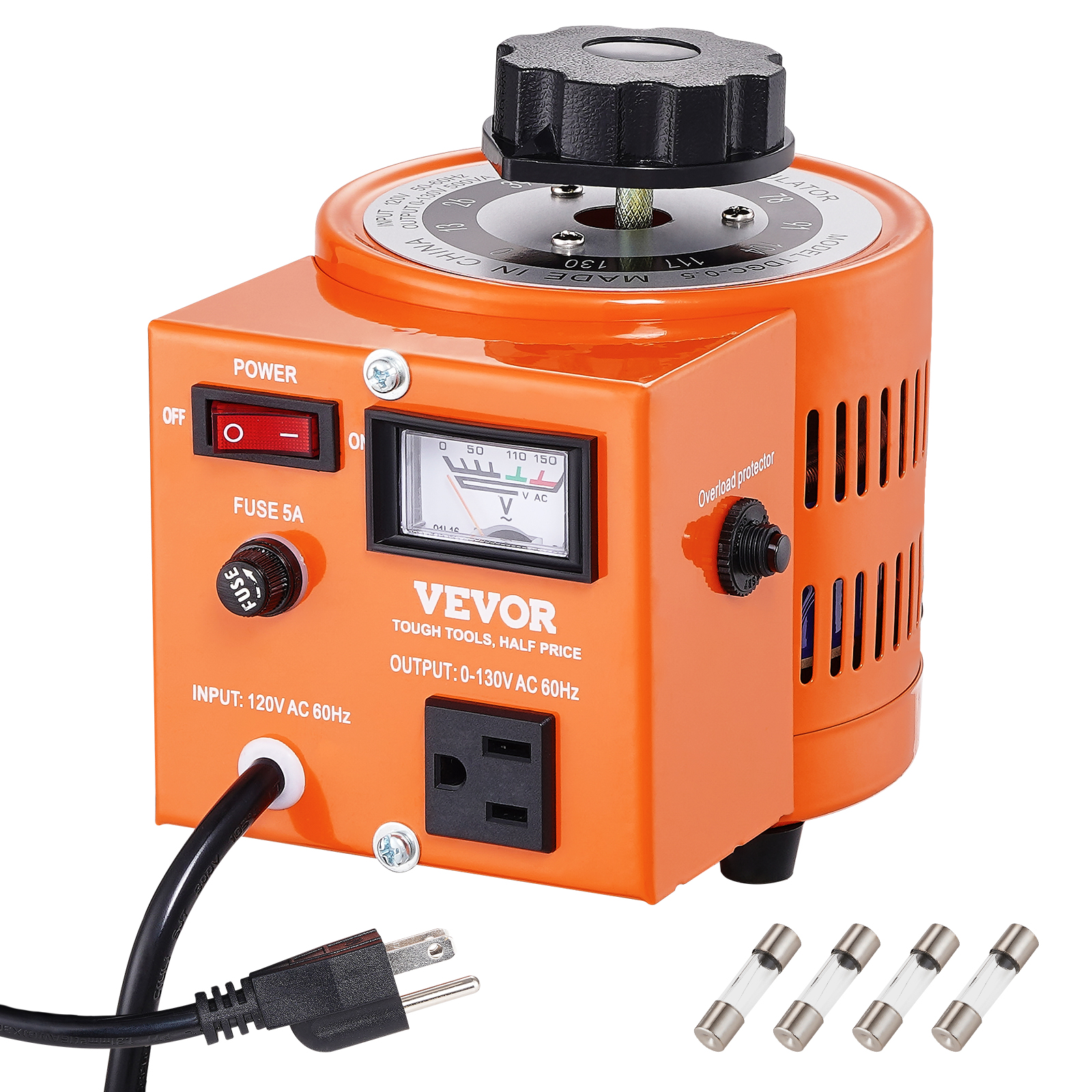 2000/1000/500VA Variable Voltage Transformer 15.3/7.69/3.84A 0-130V - Picture 51 of 74