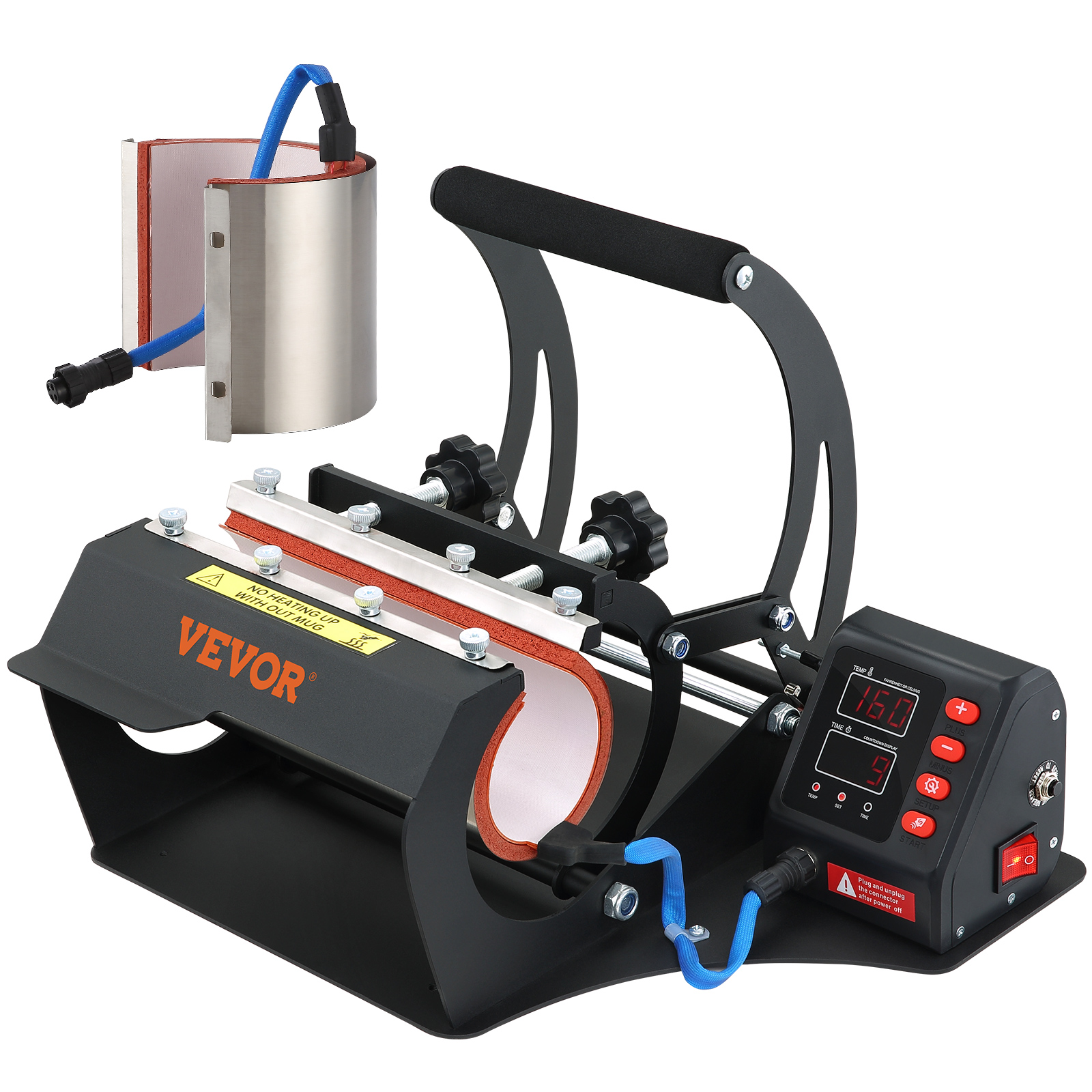 VEVOR 15x15 Heat Press Machine, Heat Press 2-In-1, 360 Degree