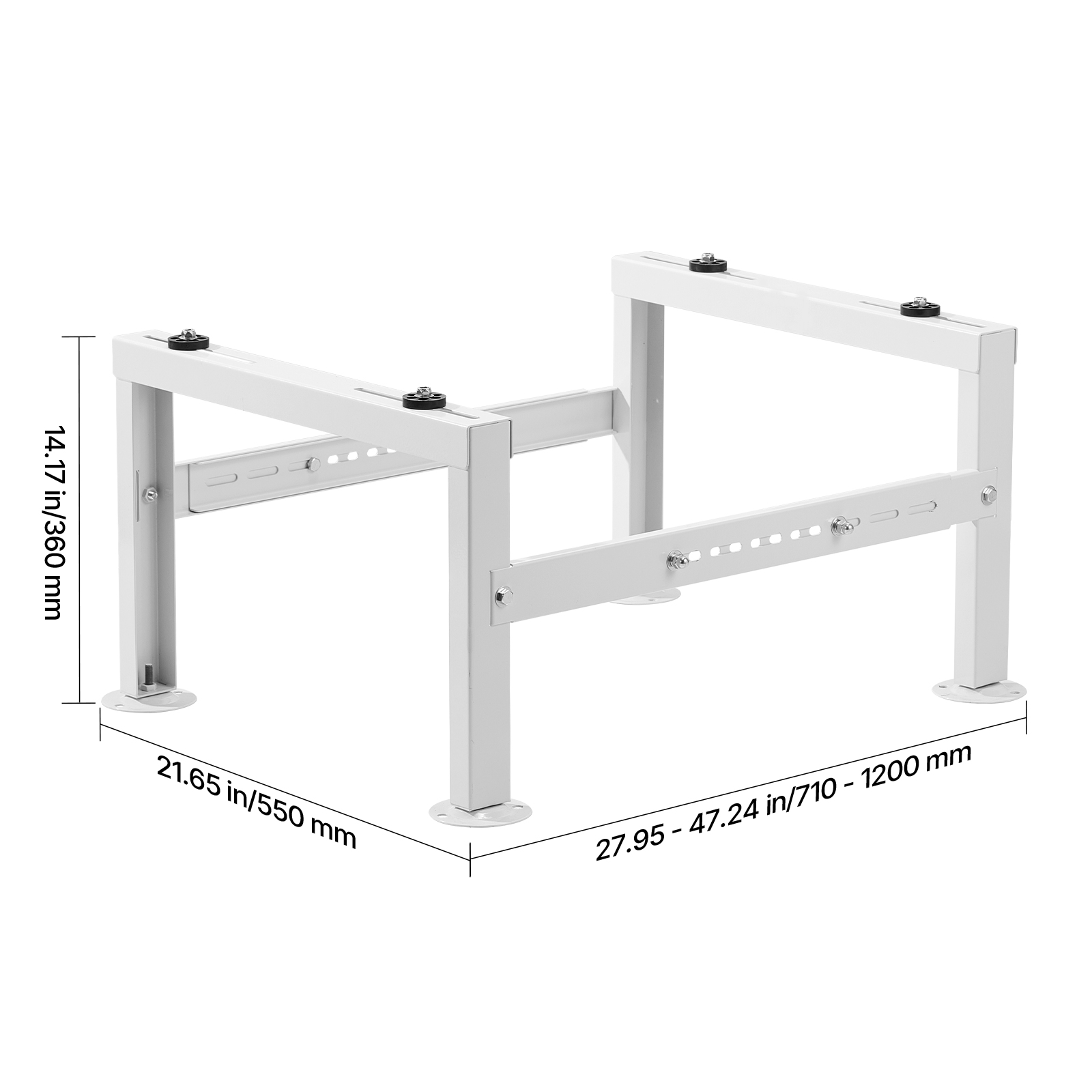 VEVOR Mini Split Ground Stand, Adjustable Anti-Vibration Mini Split ...